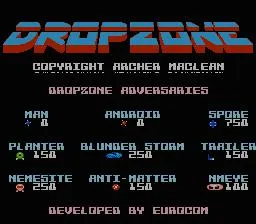 Dropzone (1984) (GBA)